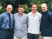Left to Right: Gary, Lee Steven & Jason